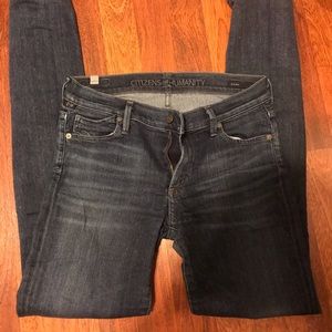 Citizens of Humanity Dark Blue Skinny Jeans 27